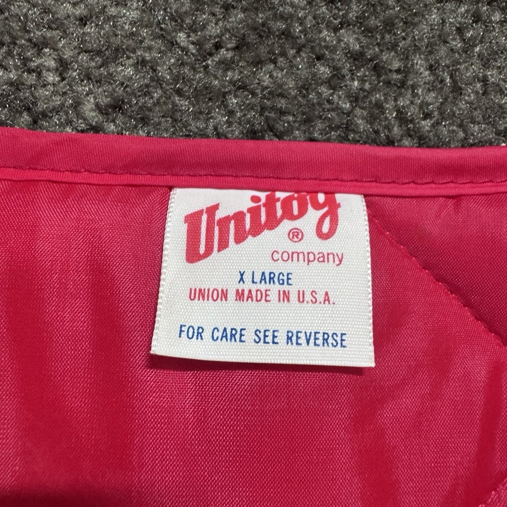 Vintage Massey Ferguson MF Unitog Red Quilted Vest XL Union Made USA - Picture 3 of 6